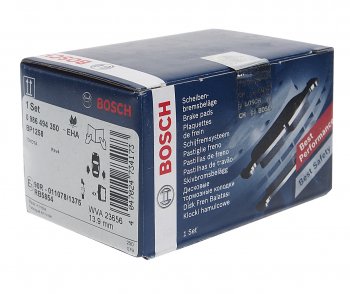 1 369 р. Колодки тормозные задние (4шт.) BOSCH Toyota RAV4 CA20 3 дв. рестайлинг (2003-2005)  с доставкой в г. Чебоксары. Увеличить фотографию 2