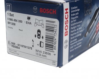 1 369 р. Колодки тормозные задние (4шт.) BOSCH Toyota RAV4 CA20 3 дв. рестайлинг (2003-2005)  с доставкой в г. Чебоксары. Увеличить фотографию 3