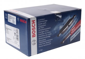 3 299 р. Колодки тормозные передние (4шт.) BOSCH Honda CR-V RE1,RE2,RE3,RE4,RE5,RE7 дорестайлинг (2007-2010)  с доставкой в г. Чебоксары. Увеличить фотографию 2