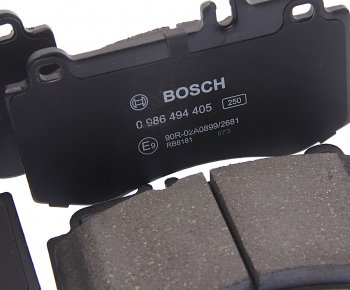 5 399 р. Колодки тормозные передние (4шт.) BOSCH Mercedes-Benz E-Class W212 дорестайлинг седан (2009-2012)  с доставкой в г. Чебоксары. Увеличить фотографию 2