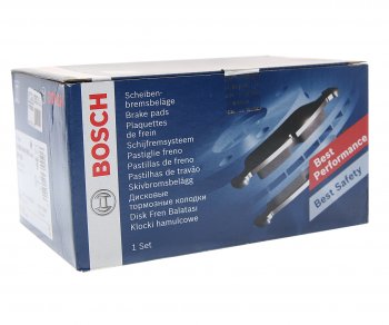 3 599 р. Колодки тормозные передние (4шт.) BOSCH Skoda Octavia A7 дорестайлинг лифтбэк (2012-2017)  с доставкой в г. Чебоксары. Увеличить фотографию 2