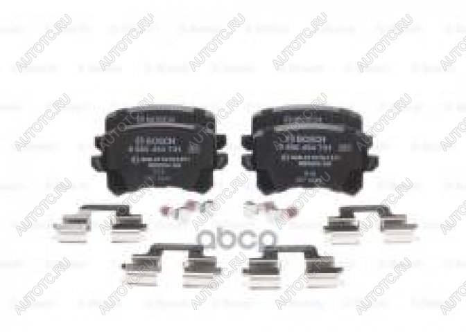 3 799 р. Колодки тормозные задние (4шт.) BOSCH Volkswagen Passat B6 седан (2005-2011)  с доставкой в г. Чебоксары