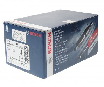 2 599 р. Колодки тормозные задние (4шт.) BOSCH Nissan Patrol 6 Y62 дорестайлинг (2010-2014)  с доставкой в г. Чебоксары. Увеличить фотографию 2