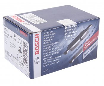 1 549 р. Колодки тормозные задние (4шт.) BOSCH Nissan Qashqai 2 J11 дорестайлинг (2013-2019)  с доставкой в г. Чебоксары. Увеличить фотографию 3