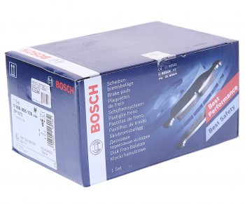 2 699 р. Колодки тормозные передние (4шт.) BOSCH Toyota Avensis T270 универсал 2-ой рестайлинг (2015-2018)  с доставкой в г. Чебоксары. Увеличить фотографию 3