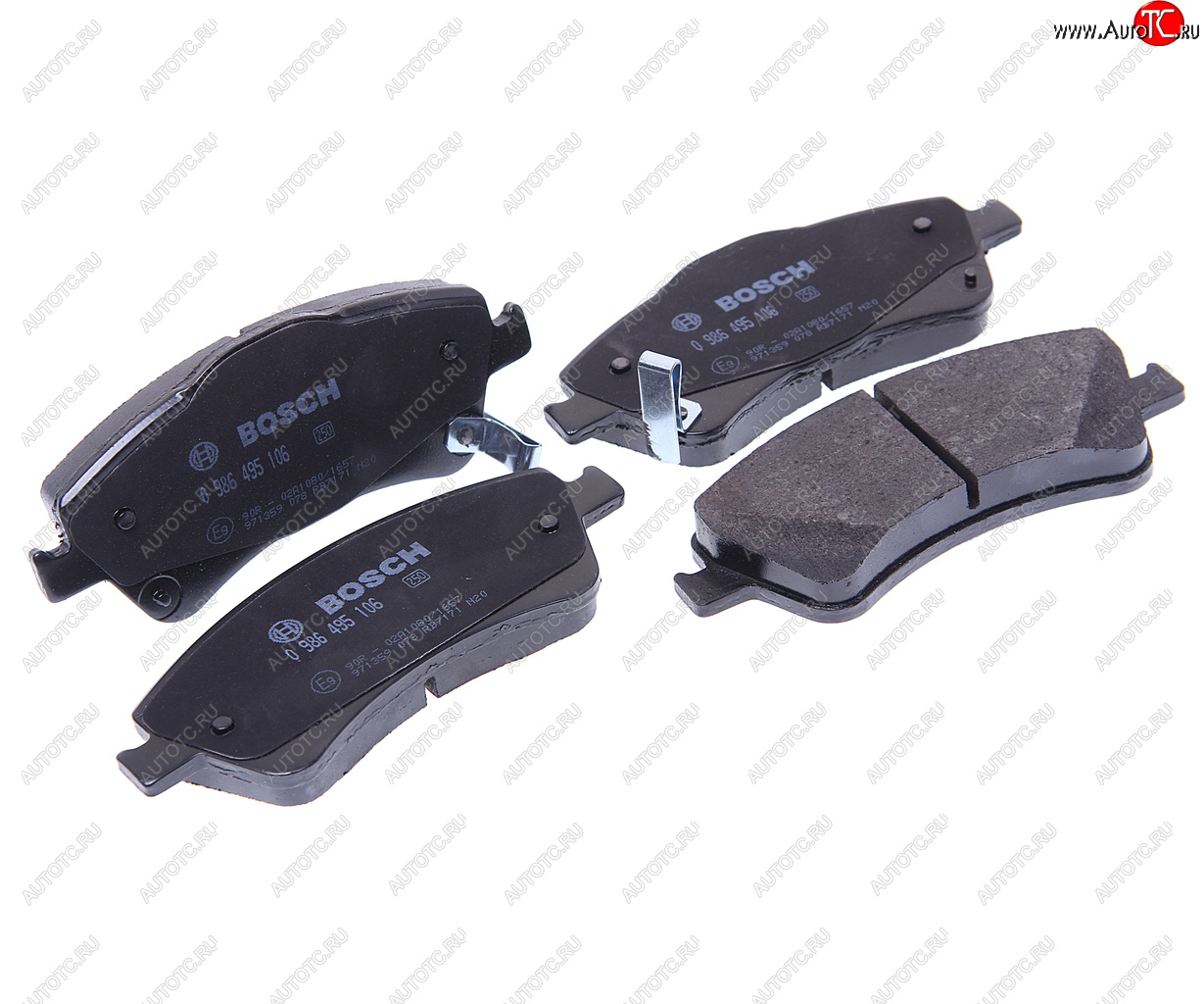 2 699 р. Колодки тормозные передние (4шт.) BOSCH Toyota Avensis T270 универсал 2-ой рестайлинг (2015-2018)  с доставкой в г. Чебоксары