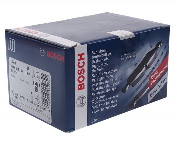 2 399 р. Колодки тормозные передние (4шт.) BOSCH Nissan Almera Classic седан B10 (2006-2013)  с доставкой в г. Чебоксары. Увеличить фотографию 2