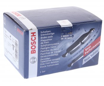 1 499 р. Колодки тормозные передние (4шт.) BOSCH Лада 2108 (1984-2003)  с доставкой в г. Чебоксары. Увеличить фотографию 3