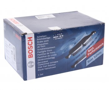 2 459 р. Колодки тормозные передние (4шт.) BOSCH Mazda 3/Axela BM дорестайлинг седан (2013-2016)  с доставкой в г. Чебоксары. Увеличить фотографию 3