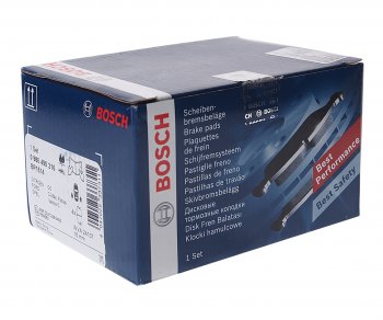 1 899 р. Колодки тормозные задние (4шт.) BOSCH Ford Focus 3 седан дорестайлинг (2011-2015)  с доставкой в г. Чебоксары. Увеличить фотографию 2