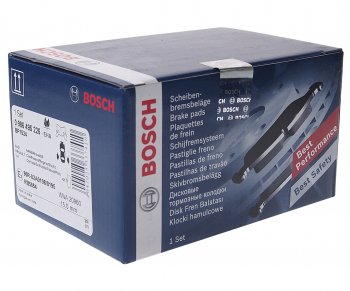 1 279 р. Колодки тормозные задние (4шт.) BOSCH Audi A4 B5 8D2 седан 1-ый рестайлинг (1996-1998)  с доставкой в г. Чебоксары. Увеличить фотографию 2