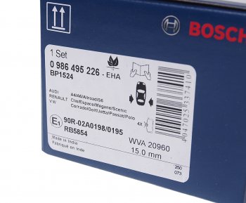 1 279 р. Колодки тормозные задние (4шт.) BOSCH Audi A4 B5 8D2 седан 1-ый рестайлинг (1996-1998)  с доставкой в г. Чебоксары. Увеличить фотографию 3