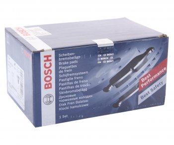 2 899 р. Колодки тормозные передние (4шт.) BOSCH Ford Mondeo Mk3,B4Y дорестайлинг, седан (2000-2003)  с доставкой в г. Чебоксары. Увеличить фотографию 3