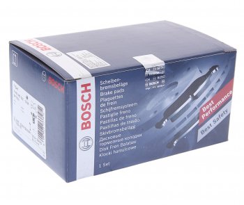 2 869 р. Колодки тормозные передние (4шт.) BOSCH Audi A6 С4 седан (1994-1997)  с доставкой в г. Чебоксары. Увеличить фотографию 3