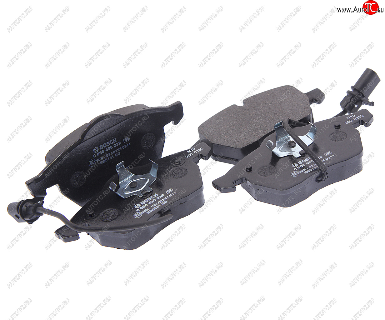2 869 р. Колодки тормозные передние (4шт.) BOSCH Audi A6 С4 седан (1994-1997)  с доставкой в г. Чебоксары