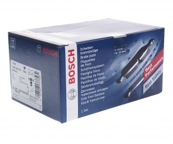3 199 р. Колодки тормозные передние (4шт.) BOSCH Audi A6 С4 седан (1994-1997)  с доставкой в г. Чебоксары. Увеличить фотографию 2