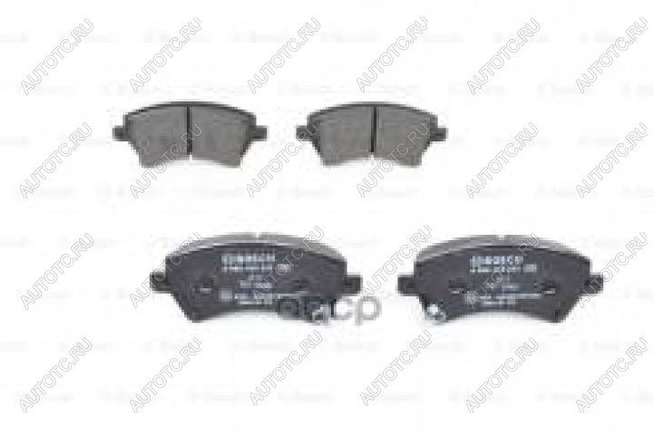 2 199 р. Колодки тормозные передние (4шт.) BOSCH Toyota Corolla E180 дорестайлинг (2013-2016)  с доставкой в г. Чебоксары