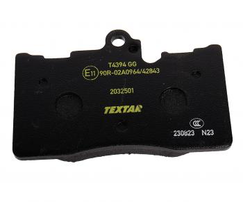 5 449 р. Колодки тормозные передние (4шт.) TEXTAR Lexus GS300 S160 дорестайлинг (1997-2001)  с доставкой в г. Чебоксары. Увеличить фотографию 3
