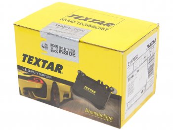 3 199 р. Колодки тормозные передние (4шт.) TEXTAR Лада 2110 седан (1995-2007)  с доставкой в г. Чебоксары. Увеличить фотографию 2
