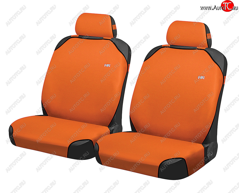 659 р. Универсальные чехлы сидений (майка, 4 предм., полиэстер) Perfect Front CARFASHION Daihatsu Boon M600 (2010-2014) (оранжевый)  с доставкой в г. Чебоксары