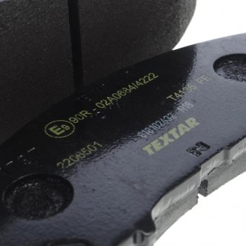 3 899 р. Колодки тормозные передние (4шт.) TEXTAR Nissan Qashqai 2 J11 дорестайлинг (2013-2019)  с доставкой в г. Чебоксары. Увеличить фотографию 2
