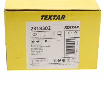 4 549 р. Колодки тормозные передние (4шт.) TEXTAR BMW 3 серия E46 седан дорестайлинг (1998-2001)  с доставкой в г. Чебоксары. Увеличить фотографию 3