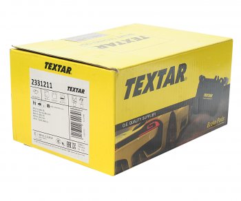 5 749 р. Колодки тормозные передние (4шт.) TEXTAR BMW 5 серия E60 седан дорестайлинг (2003-2007)  с доставкой в г. Чебоксары. Увеличить фотографию 2