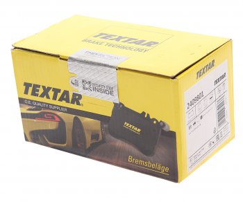 6 899 р. Колодки тормозные передние (4шт.) TEXTAR Volkswagen Touareg 1 GP рестайлинг (2006-2010)  с доставкой в г. Чебоксары. Увеличить фотографию 3