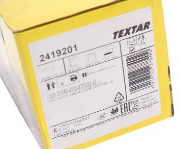 3 899 р. Колодки тормозные задние (4шт.) TEXTAR Land Rover Discovery 4 L319 (2009-2016)  с доставкой в г. Чебоксары. Увеличить фотографию 4