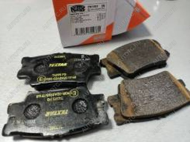 2 399 р. Колодки тормозные задние (4шт.) TEXTAR Toyota RAV4 CA20 3 дв. рестайлинг (2003-2005)  с доставкой в г. Чебоксары