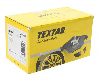 989 р. Колодки тормозные передние (4шт.) TEXTAR Seat Ibiza 6L хэтчбэк 3 дв. дорестайлинг (2002-2006)  с доставкой в г. Чебоксары. Увеличить фотографию 2