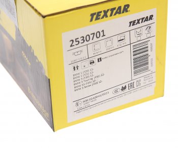 4 389 р. Колодки тормозные задние (4шт.) TEXTAR BMW 1 серия F20 хэтчбэк 5 дв. дорестайлинг (2012-2015)  с доставкой в г. Чебоксары. Увеличить фотографию 3