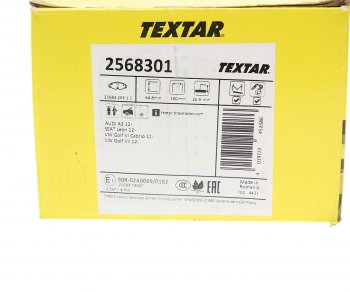 5 799 р. Колодки тормозные передние (4шт.) TEXTAR Volkswagen Golf 7 дорестайлинг, хэтчбэк 5 дв. (2012-2017)  с доставкой в г. Чебоксары. Увеличить фотографию 4