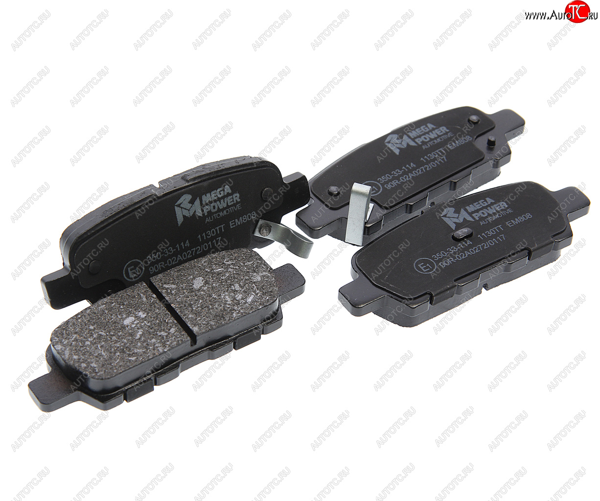 1 059 р. Колодки тормозные задние (4шт.) MEGAPOWER Nissan Qashqai 2 J11 дорестайлинг (2013-2019)  с доставкой в г. Чебоксары