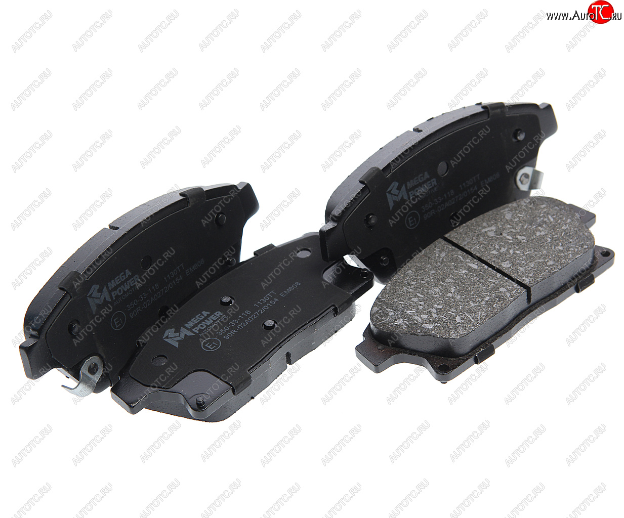 1 139 р. Колодки тормозные передние R16 (4шт.) MEGAPOWER Opel Astra J универсал рестайлинг (2012-2017)  с доставкой в г. Чебоксары