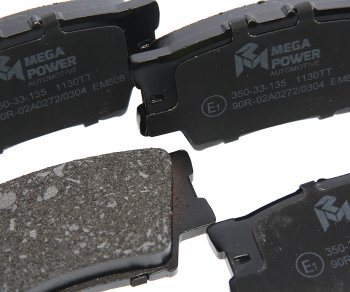 799 р. Колодки тормозные задние (4шт.) MEGAPOWER Toyota RAV4 XA50 5 дв. дорестайлинг (2018-2025)  с доставкой в г. Чебоксары. Увеличить фотографию 2