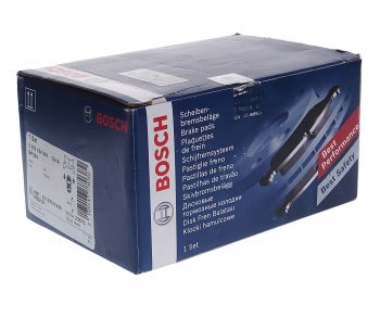 3 499 р. Колодки тормозные передние (4шт.) BOSCH Audi A4 B5 8D2 седан 2-ой рестайлинг (1999-2001)  с доставкой в г. Чебоксары. Увеличить фотографию 2