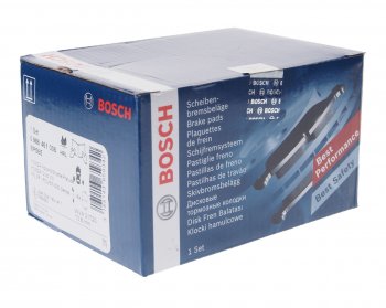 1 689 р. Колодки тормозные задние (4шт.) BOSCH Honda CR-V RE1,RE2,RE3,RE4,RE5,RE7 дорестайлинг (2007-2010)  с доставкой в г. Чебоксары. Увеличить фотографию 2