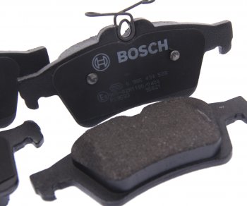 2 399 р. Колодки тормозные задние (4шт.) BOSCH Ford Focus 2  седан дорестайлинг (2004-2008)  с доставкой в г. Чебоксары. Увеличить фотографию 2