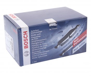 2 859 р. Колодки тормозные передние (4шт.) BOSCH Nissan X-trail 3 T32 дорестайлинг (2013-2018)  с доставкой в г. Чебоксары. Увеличить фотографию 3
