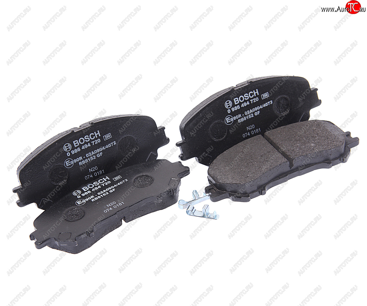 2 859 р. Колодки тормозные передние (4шт.) BOSCH Nissan X-trail 3 T32 дорестайлинг (2013-2018)  с доставкой в г. Чебоксары