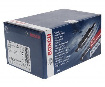 4 499 р. Колодки тормозные передние (4шт.) BOSCH Toyota Highlander XU40 рестайлинг (2010-2013)  с доставкой в г. Чебоксары. Увеличить фотографию 2