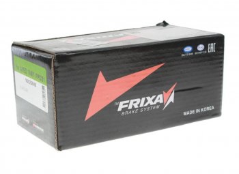 899 р. Колодки тормозные передние с АБС (4шт.) HANKOOK FRIXA Chevrolet Aveo T300 седан (2011-2015)  с доставкой в г. Чебоксары. Увеличить фотографию 2