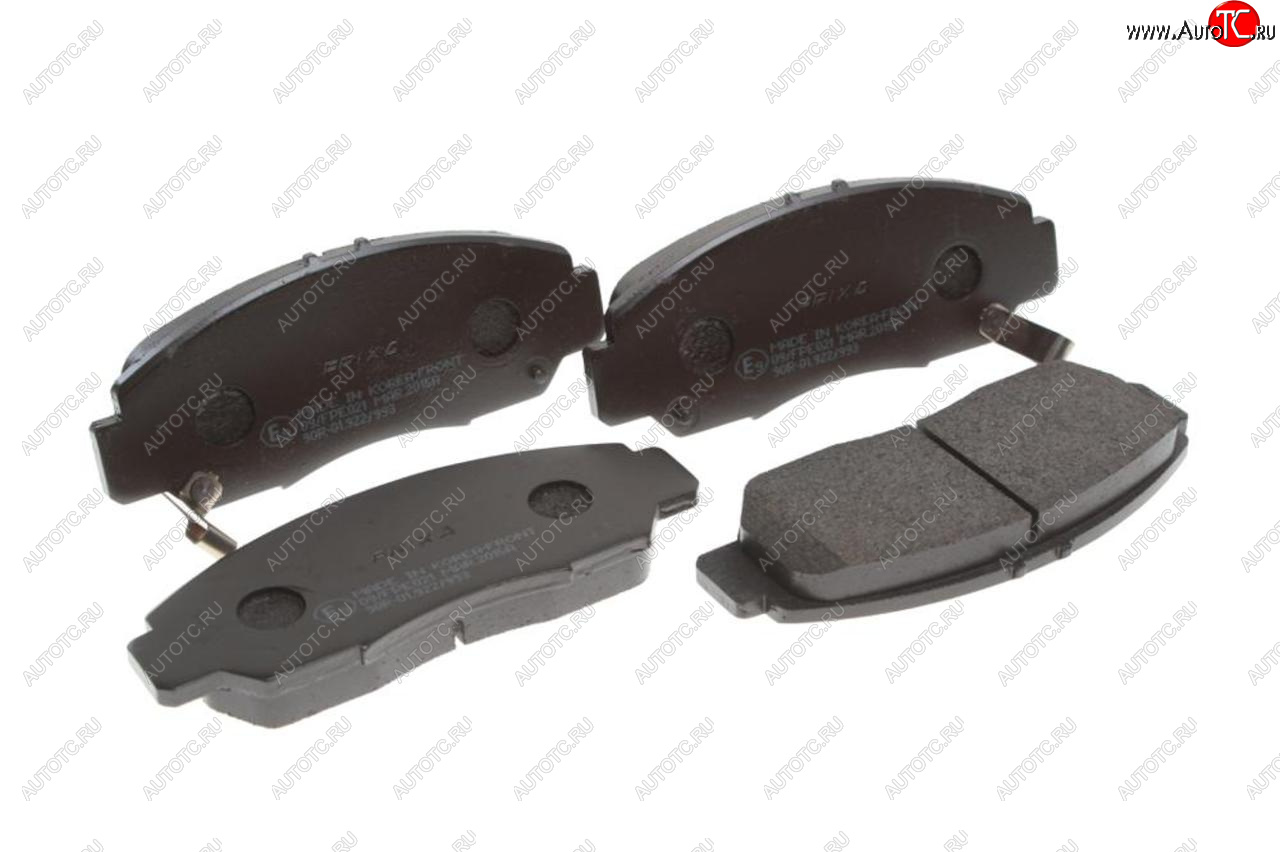2 599 р. Колодки тормозные передние (4шт.) HANKOOK FRIXA Honda Civic FN купе дорестайлинг (2005-2008)  с доставкой в г. Чебоксары