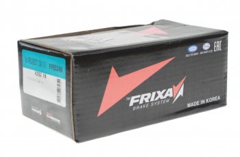 999 р. Колодки тормозные передние R16 (4шт.) HANKOOK FRIXA CITROEN Berlingo M59 рестайлинг (2002-2012)  с доставкой в г. Чебоксары. Увеличить фотографию 2