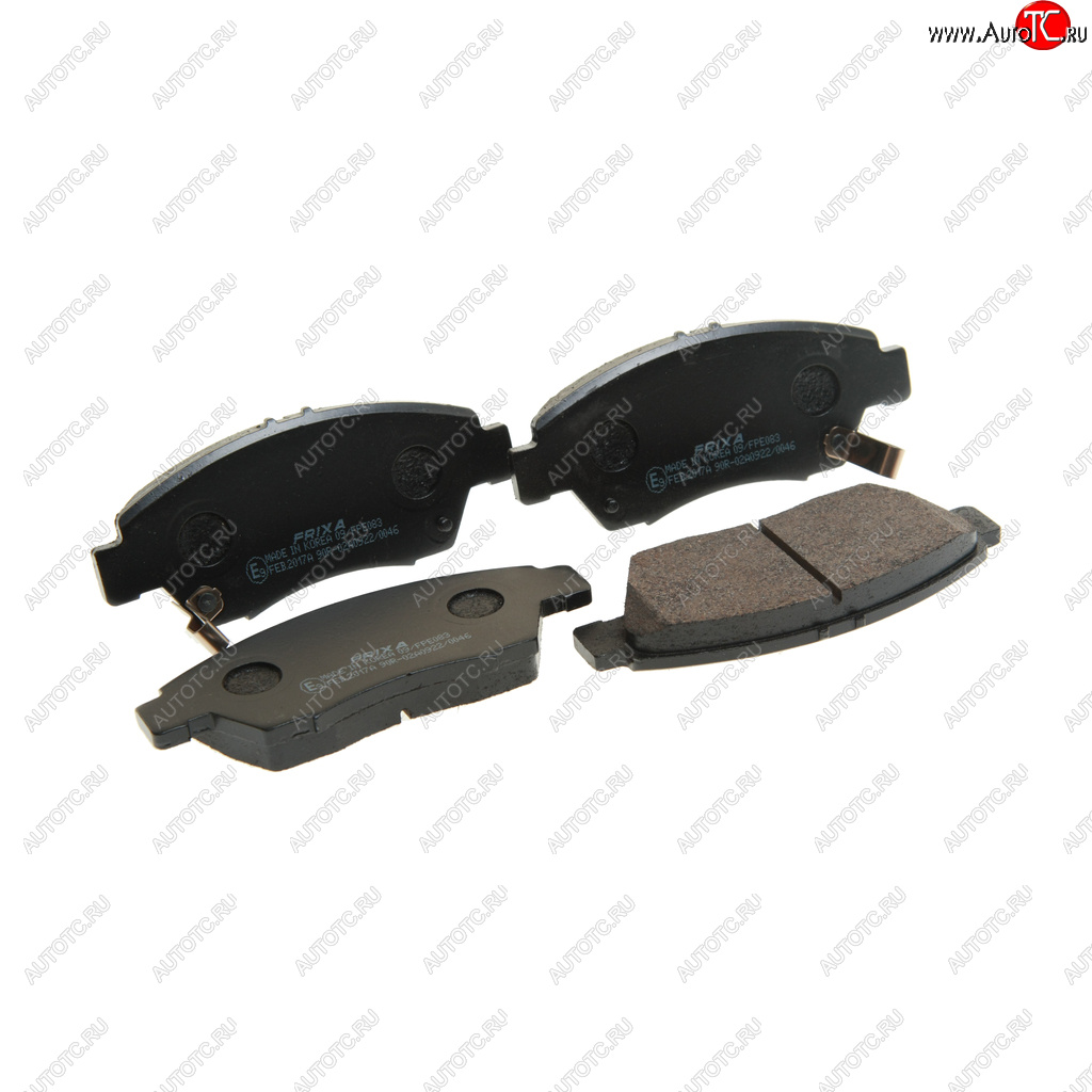 899 р. Колодки тормозные передние (4шт.) HANKOOK FRIXA Honda Civic ES седан дорестайлинг (2000-2003)  с доставкой в г. Чебоксары