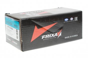 639 р. Колодки тормозные передние (4шт.) HANKOOK FRIXA Ford Fiesta 6 седан рестайлинг (2012-2019)  с доставкой в г. Чебоксары. Увеличить фотографию 2