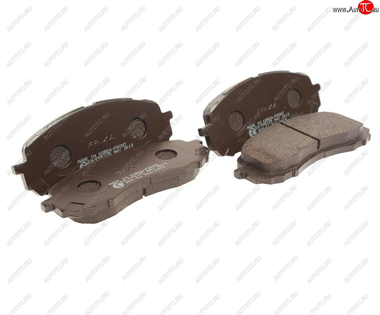739 р. Колодки тормозные передние (4шт.) HANKOOK FRIXA Subaru Legacy BL/B13 дорестайлинг седан (2003-2006)  с доставкой в г. Чебоксары