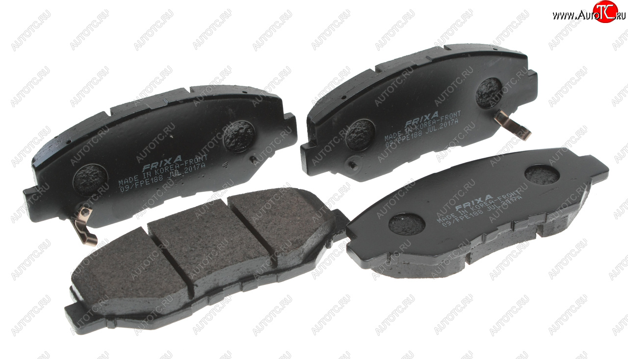 1 199 р. Колодки тормозные передние (4шт.) HANKOOK FRIXA Honda CR-V RD4,RD5,RD6,RD7,RD9  дорестайлинг (2001-2004)  с доставкой в г. Чебоксары