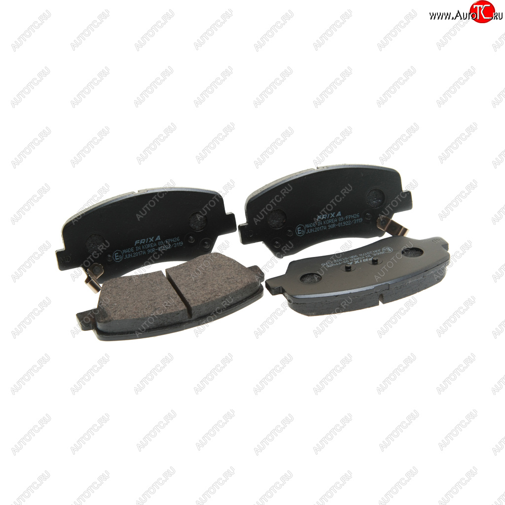 1 259 р. Колодки тормозные передние (4шт.) HANKOOK FRIXA Hyundai Elantra CN7 (2020-2023)  с доставкой в г. Чебоксары